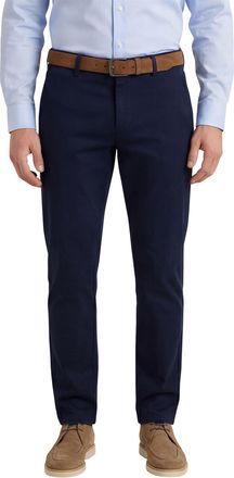 Meyer bonn donkerblauw effen pantalon normale fit