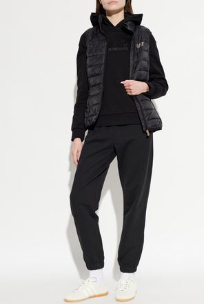 Emporio Armani Sweatshirt From The Sustainability Collection, Womens, Black