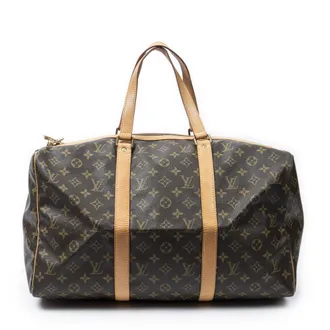 Louis Vuitton Pre-owned Womens Sac Souple 45 Travel Bag - Brown - One Size