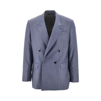 Reveres Wool double-breasted tailored suit Man 46