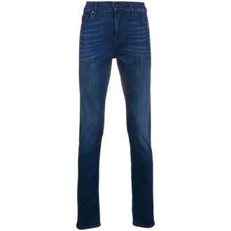 7 For All Mankind Slim-fit Jeans, male, Blue, Size: W34 Ronnie Jeans