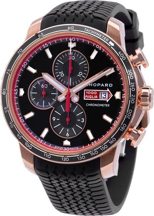 Chopard Pre-owned Chopard Millie Miglia Gts Chronograph Black Dial Mens Watch 161293-5001