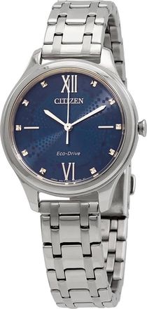 Citizen Eco-Drive Blue Dial Elegant Ladies Watch EM0500-73L