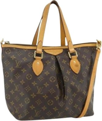 Louis Vuitton Pre-owned Handbags, female, Brown, Size: ONE SIZE Pre-owned Palermo PM Tote Bag