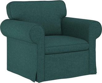 vidaXL Sof&aacute; Verde Oscuro 95 X 82 X 80 Cm Tela Vidaxl