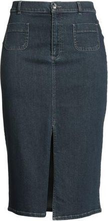 Blue iV by Isabelle van den Abeele BOTTOMWEAR - Denim skirts on YOOX.COM