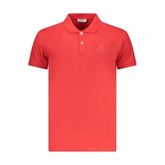 Iceberg Ijsberg Driehoek Logo Rode Polo Shirt