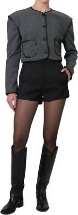 Parentezi Lea Cape Jacket In Grey