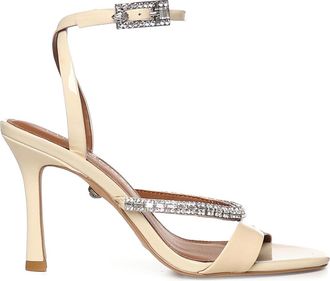Kurt Geiger Patent Leather Sandals With Crystals