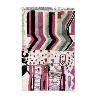 AFK Living Alfombra bereber marroqu&iacute; de pura lana 203 x 292 cm