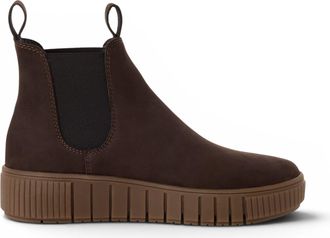 Tamaris Womens Brown Leather Chelsea Ankle Boots - 25403-43