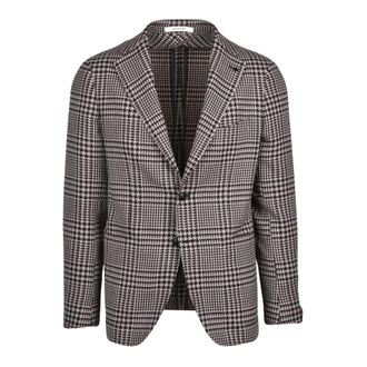 Tagliatore Jassen, Heren, Bruin, M, Wol, Giacca Stondata