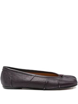 Maison Margiela leather ballet flats - Brown