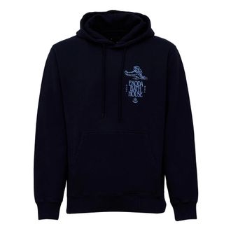 Edwin Felpa con cappuccio stampata oversize - - Sweatshirts & Hoodies - Uomo - Blu - XL