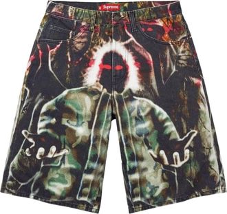 SUPREME SS26 Shadows Baggy Denim Short Multicolor SUP-SS26-215
