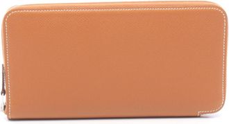 Herm&egrave;s Brown Epsom Leather Long Wallet (Bi-Fold) (Pre-Owned)