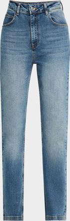 Vanessa Bruno OG Benito High-Rise Straight Denim Jeans