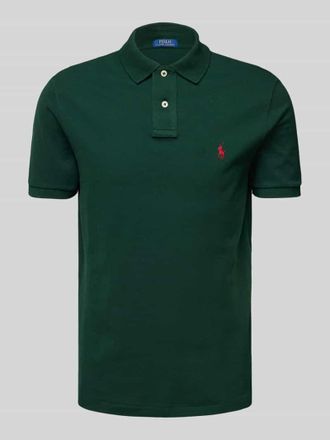 Polo Ralph Lauren Poloshirt mit Label-Stitching in Gruen, Größe XL