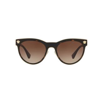 Versace Sunglasses, female, Brown, Size: 54 MM Sunglasses