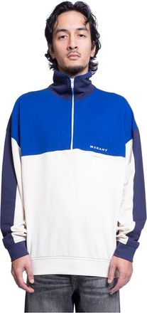 Isabel Marant Hoodies & sweatvesten, Heren, Veelkleurig, S, Katoen, Stijlvol Sweatshirt