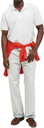 Alex Mill Garment Dyed Polo In White