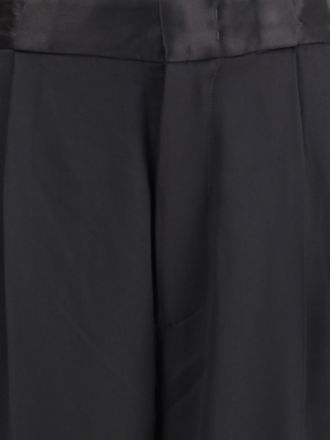 SA SU PHI Womens Trousers Bogart Black Silk