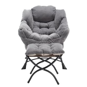 STILVORA Stilvora Sedia Da Ufficio Ergonomica Con Poggiapiedi E Supporto Lombare Ad Aria, Pelle, Nero