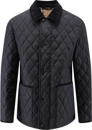 Burberry Heren, Jassen, Zwart, Maat: XL Corduroy