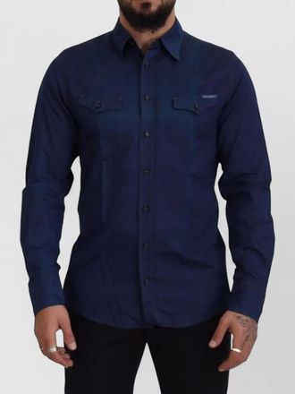 Dolce & Gabbana slim-fit cotton dress shirt