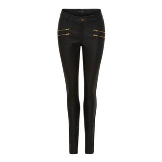BTF-CPH Btfcph - Cropped Stretch Leggings - Dames - Broeken - Zwart - Maat: M Leer