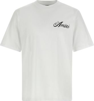 Amiri Mountain Tee T Shirt Bianco-Uomo