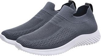Generic Slip On Trainers for Men Running Shoes Tennis Sports Training Walking Sneakers Casual Non Slip Fitness Athletic Sneakers Breathable Lightweight Outdoo