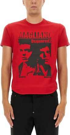Dsquared2 T-Shirt With Print-Uomo