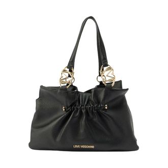 Love Moschino Shoulder Bags, female, Black, Size: ONE SIZE Rectangular Shoulder Bag