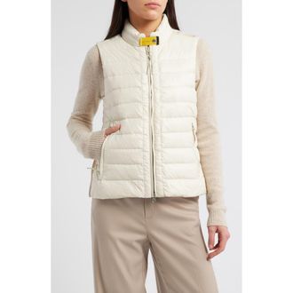 Parajumpers Jannah Water Repellent Quilted Puffer Vest in Moonbeam at Nordstrom Rack, Size Xx-Large