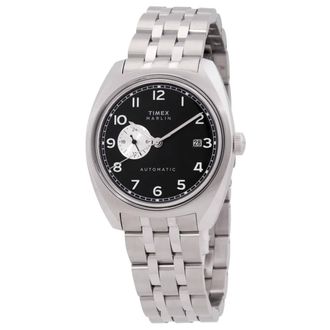 Timex Marlin Automatic Black Dial Mens Watch TW2W58800