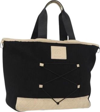 Chanel Pre-owned Tote Bags, female, Black, Size: ONE SIZE Pre-owned Vintage Tote Bag
