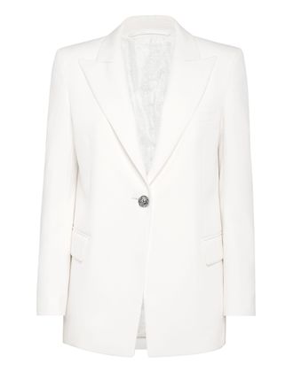 Philipp Plein Cady Blazer Crystal Skull with Crystals
