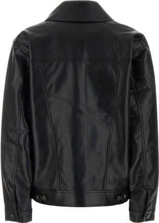 Anine Bing Womens Black Leather Rory Jacket Giacche Pelle