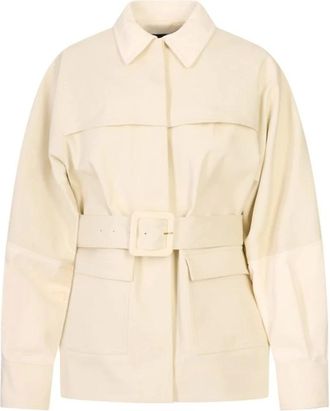 Fabiana Filippi Dames, Jassen, Beige, Maat: 2XS