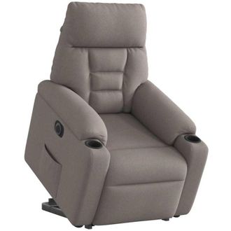 vidaXL Vidaxl - Sill&oacute;n El&eacute;ctrico Reclinable Elevable De Tela Gris Taupe