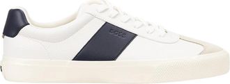 HUGO BOSS Leren details Sneakers - Heren - Sneakers - Wit - 40 EU - Leer - Schoenen