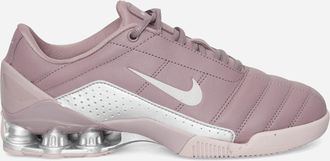 Nike Women s T90 Shox Magia Sneakers Taupe Grey / Metallic Silver