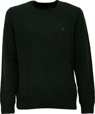 Polo Ralph Lauren Merino Wool Embroidered Pony Crewneck Sweater