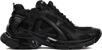 Balenciaga Black Matt Runner Sneakers-Uomo