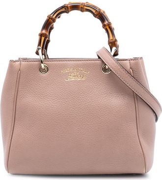 Gucci Pre-owned Gucci Mini Calfskin Bamboo Shopper Satchel Ladies 6NKSPNRHYR9HT3GY