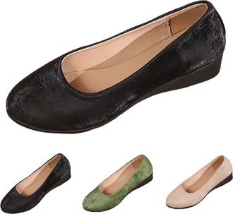 Generic Womens Loafer, Slip-On Elegant Medieval Moccasins, Comfortable, Soft, Lightweight Slippers, Low Shoes, Soft Sporty Dance Shoes, Classic Plain Flat Sho