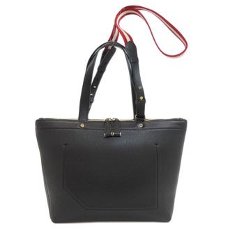 Bally Black Leather Tote Bag (Pre-Owned)