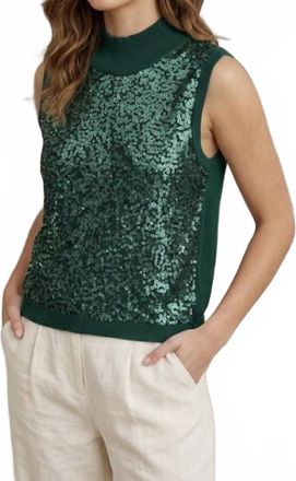 Starkx Georgia Vest In Emerald