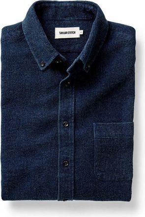 Taylor Stitch The Jack in Rinsed Indigo Waffle